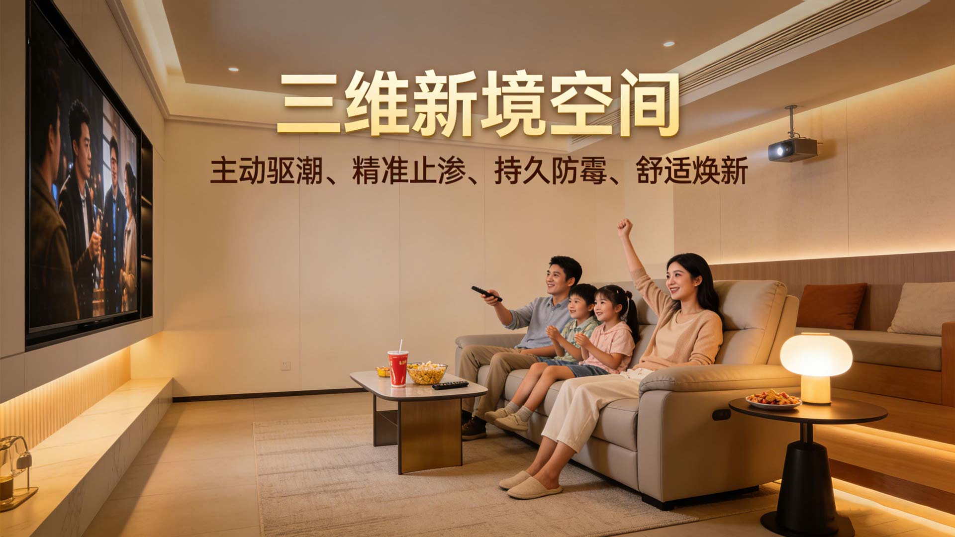 立威三维新境空间 | 台州高端住宅地下室防水防潮防霉 - 立威防潮官网